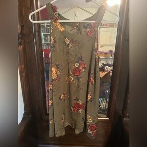 Torrid Green Flower Shirt